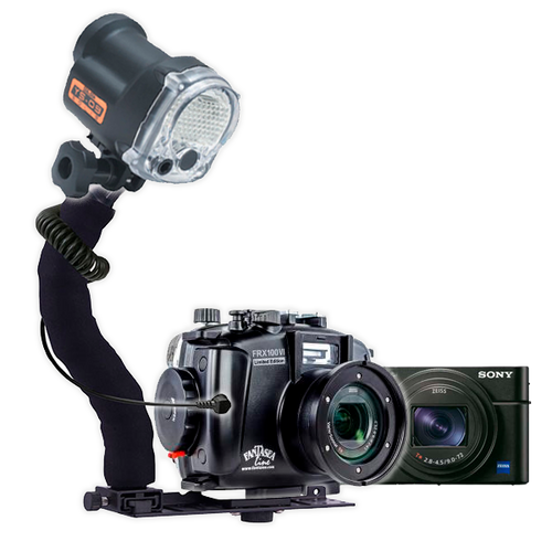 Fantasea RX100 VII Camera, Housing and YS-03 Solis Strobe Package