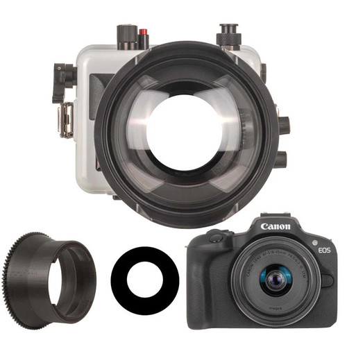  Ikelite 200DLM/D Canon EOS R100 Underwater Housing and Camera Kit 