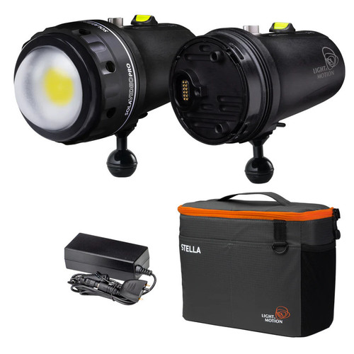  Light & Motion Double Dive 1X 15K Underwater Video Light Kit 